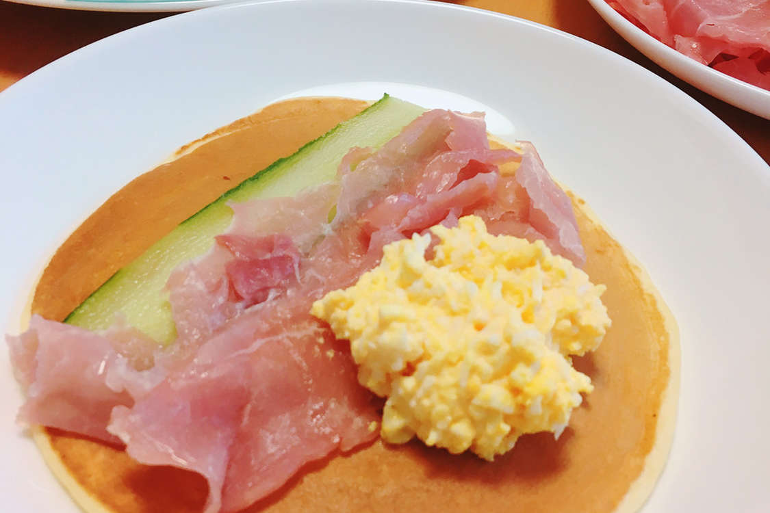 甘くない お食事系パンケーキ レシピ 作り方 By Pimomo クックパッド 簡単おいしいみんなのレシピが379万品