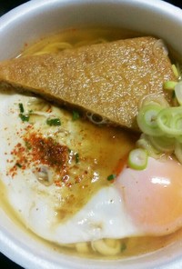 カップ麺アレンジ卵入☝どん兵衛編