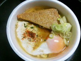 カップ麺アレンジ☆卵入☆どん兵衛編ランチ