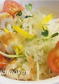 ヘルシー☆大根とエノキの柚子風味サラダ