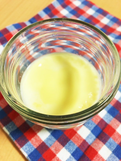 フレンチトーストの余った卵液で簡単プリンの写真