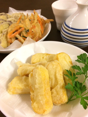 だし巻き卵の天ぷら*おつまみにも^ ^