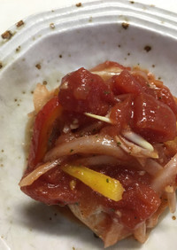 糖質オフ☆鶏胸肉のトマトマリネ