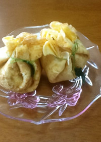 紫☆茶巾寿司【赤ワインde】