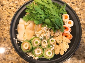 【寄せ鍋】ちくわと白菜のくるくる巻き