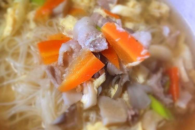 そうめん消化週間 中華風の温麺 レシピ 作り方 By マッチ擦るつかのま クックパッド 簡単おいしいみんなのレシピが352万品