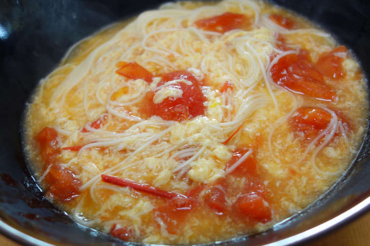 超簡単すぐできる サンラータン熱そうめん レシピ 作り方 By 犬魚2 クックパッド 簡単おいしいみんなのレシピが350万品