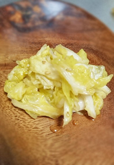 白菜の作り置き２：白菜の中華和えの写真