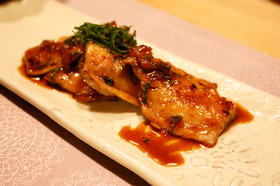 鯵の梅しそだれ焼き