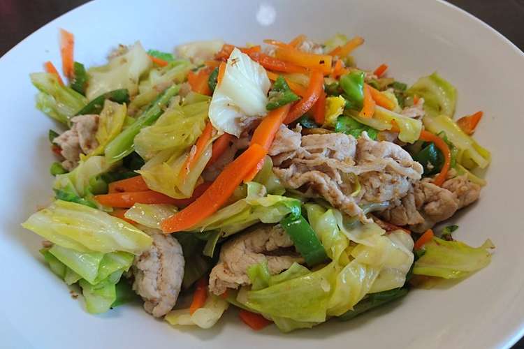 ダシの素で作る☆和風肉野菜炒め レシピ・作り方 By クックMarly 【クックパッド】 簡単おいしいみんなのレシピが363万品