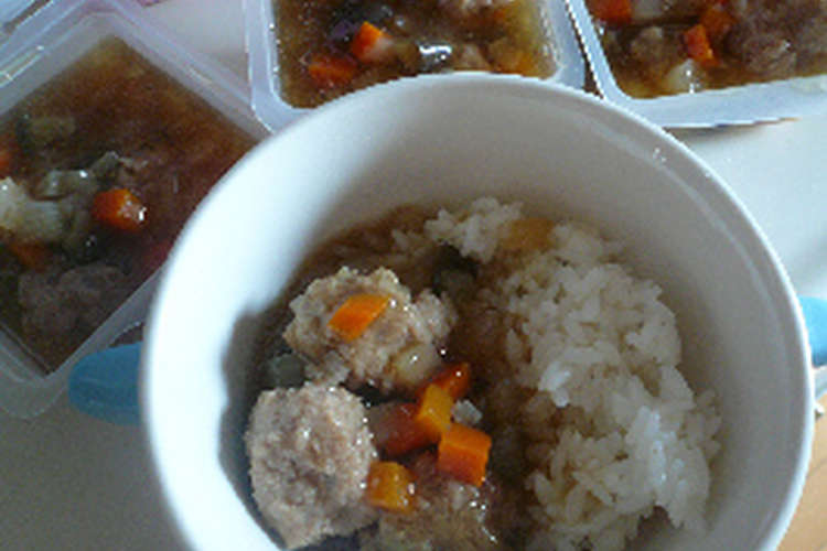 肉だんごと野菜のうま煮 幼児食 レシピ 作り方 By くれよん七海 クックパッド 簡単おいしいみんなのレシピが367万品
