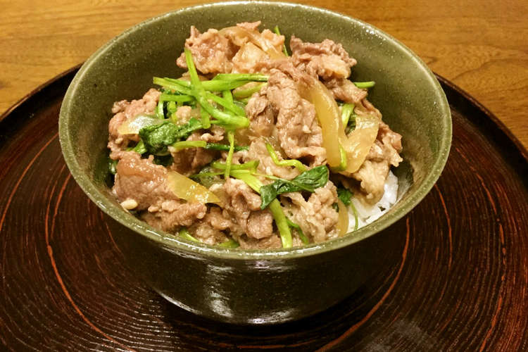 甘酒牛丼 レシピ 作り方 By 発酵食大学 クックパッド