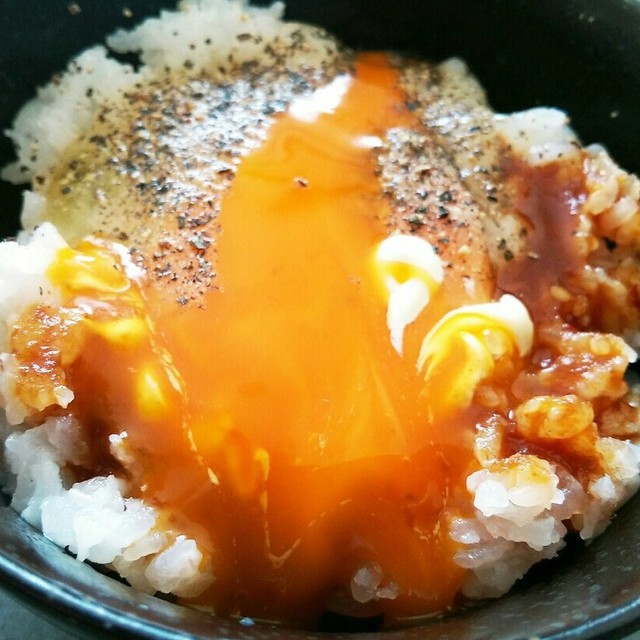卵かけご飯焼き肉のタレ味 アレンジ朝食も レシピ 作り方 By きつねどんべい クックパッド