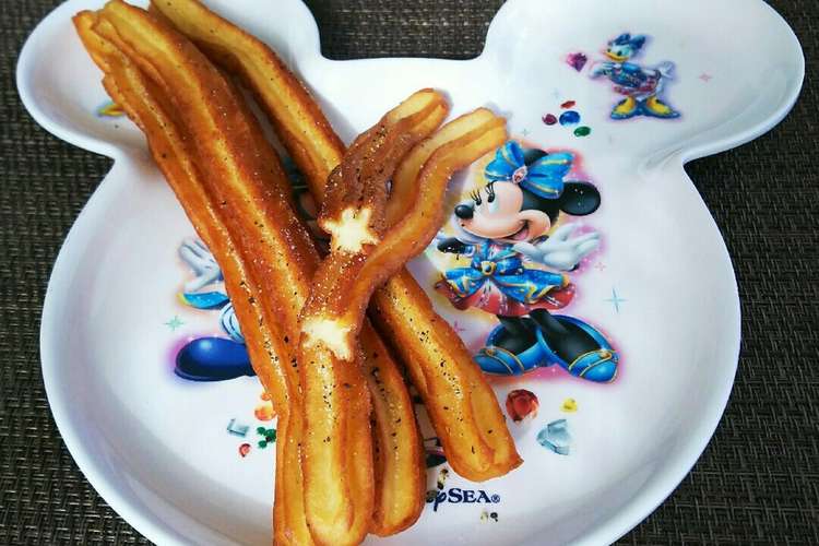 ロングポテトチュロス 簡単ラスポテト再現 レシピ 作り方 By Pokoぽん 彡 クックパッド