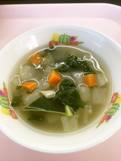 大根スープ　★宇都宮学校給食の写真