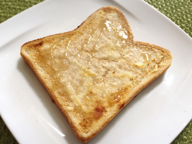 ピーナツクリーム☆メープルミルクトーストの写真