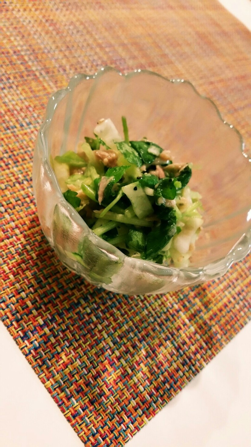 みつ葉の簡単サラダ♡の画像