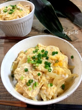 めんつゆで作る！簡単ヘルシー親子丼
