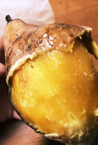  簡単な安納芋の焼き芋