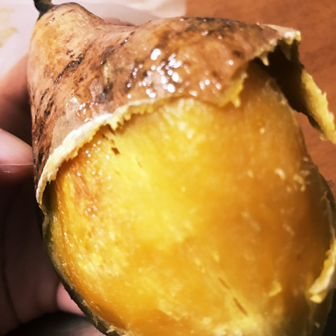 簡単な安納芋の焼き芋