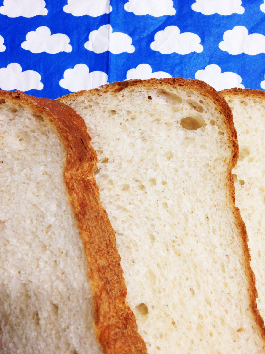 HBでシンプルな全粒粉食パン♪の画像