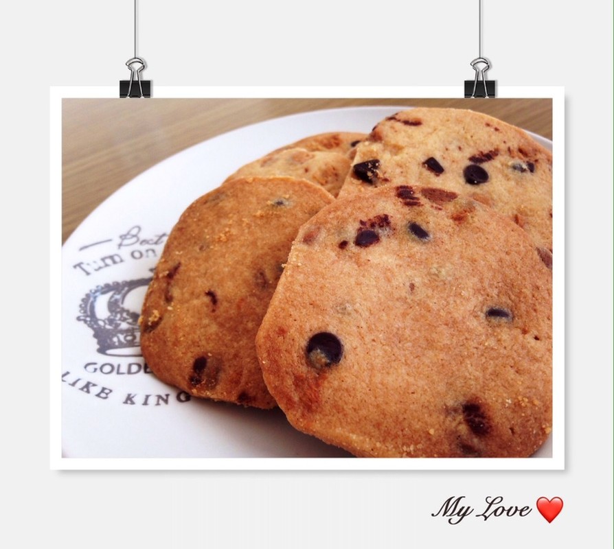 簡単♡チョコチップクッキー♡の画像
