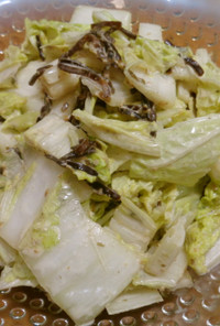 生白菜のサラダ