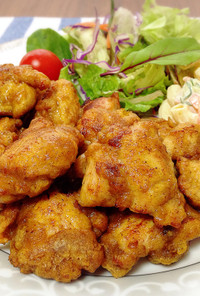 お弁当に♬簡単♡鶏のから揚げ＊カレー味