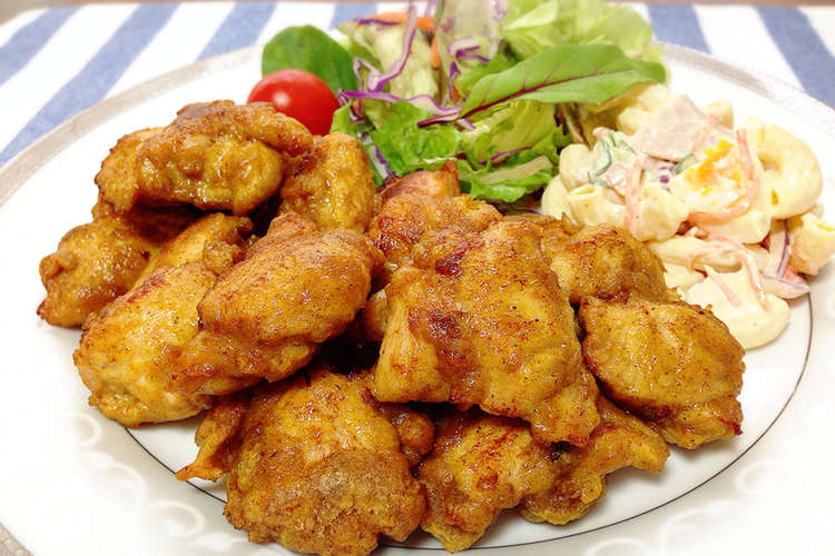 お弁当に 簡単 鶏のから揚げ カレー味 レシピ 作り方 By スズケンさんの嫁 クックパッド 簡単おいしいみんなのレシピが354万品