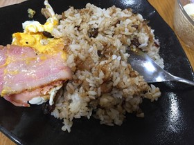 干し納豆の簡単チャーハン