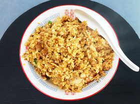 簡単!男飯!納豆豚キム炒飯/玄米ver.