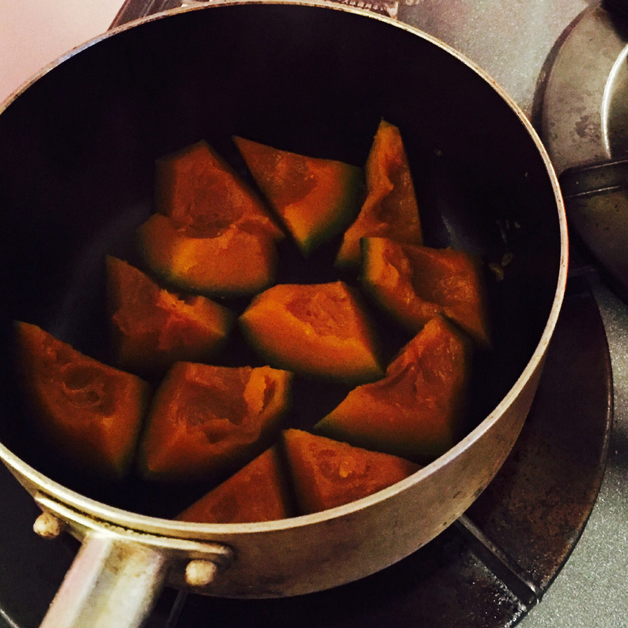 超簡単！入れて煮るだけ！かぼちゃの煮物の画像