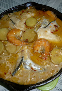 アトランティック･サーモンで温まる粕鍋