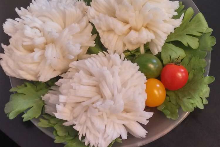 お正月に お祝いの席に 菊花蕪 レシピ 作り方 By クックc70lq4 クックパッド 簡単おいしいみんなのレシピが355万品