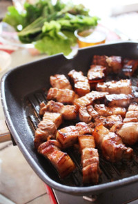 豚バラ焼肉・サムギョプサル(韓国料理)