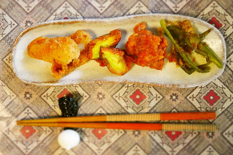真珠貝の貝柱とマコモの唐揚げ レシピ 作り方 By 奄美移住者島料理作る クックパッド