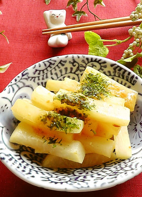 レンジで簡単♪味噌バター大根☆