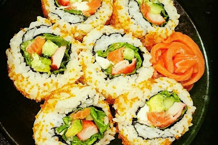 カリフォルニアロール レシピ 作り方 By るぅママ117 クックパッド