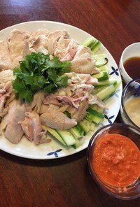 本格的シンガポールチキンライス 海南鶏飯