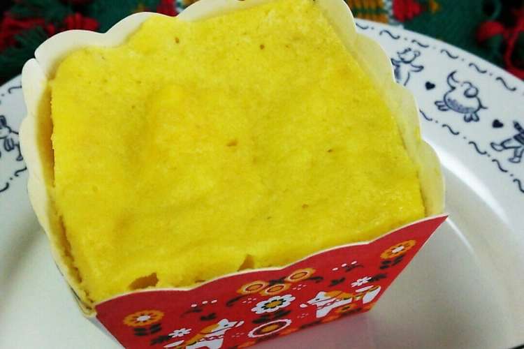 レンジで簡単しっとり さつまいもカステラ レシピ 作り方 By カバオくんの嫁 クックパッド 簡単おいしいみんなのレシピが358万品
