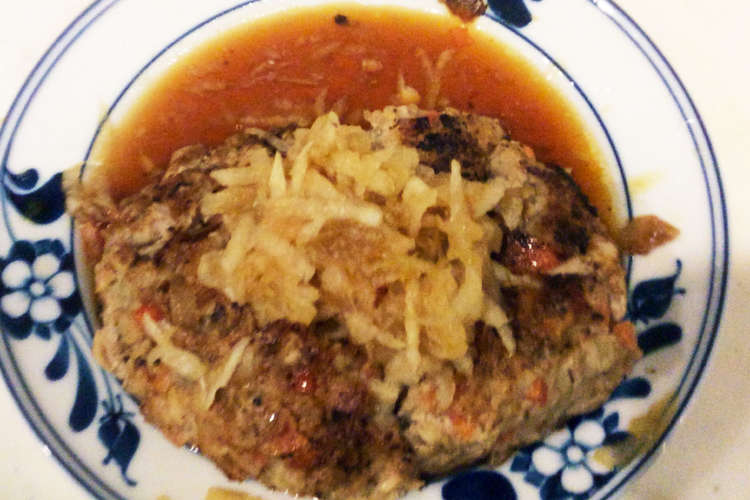 胃もたれしにくいさっぱり和風ハンバーグ レシピ 作り方 By のんびりんごる クックパッド