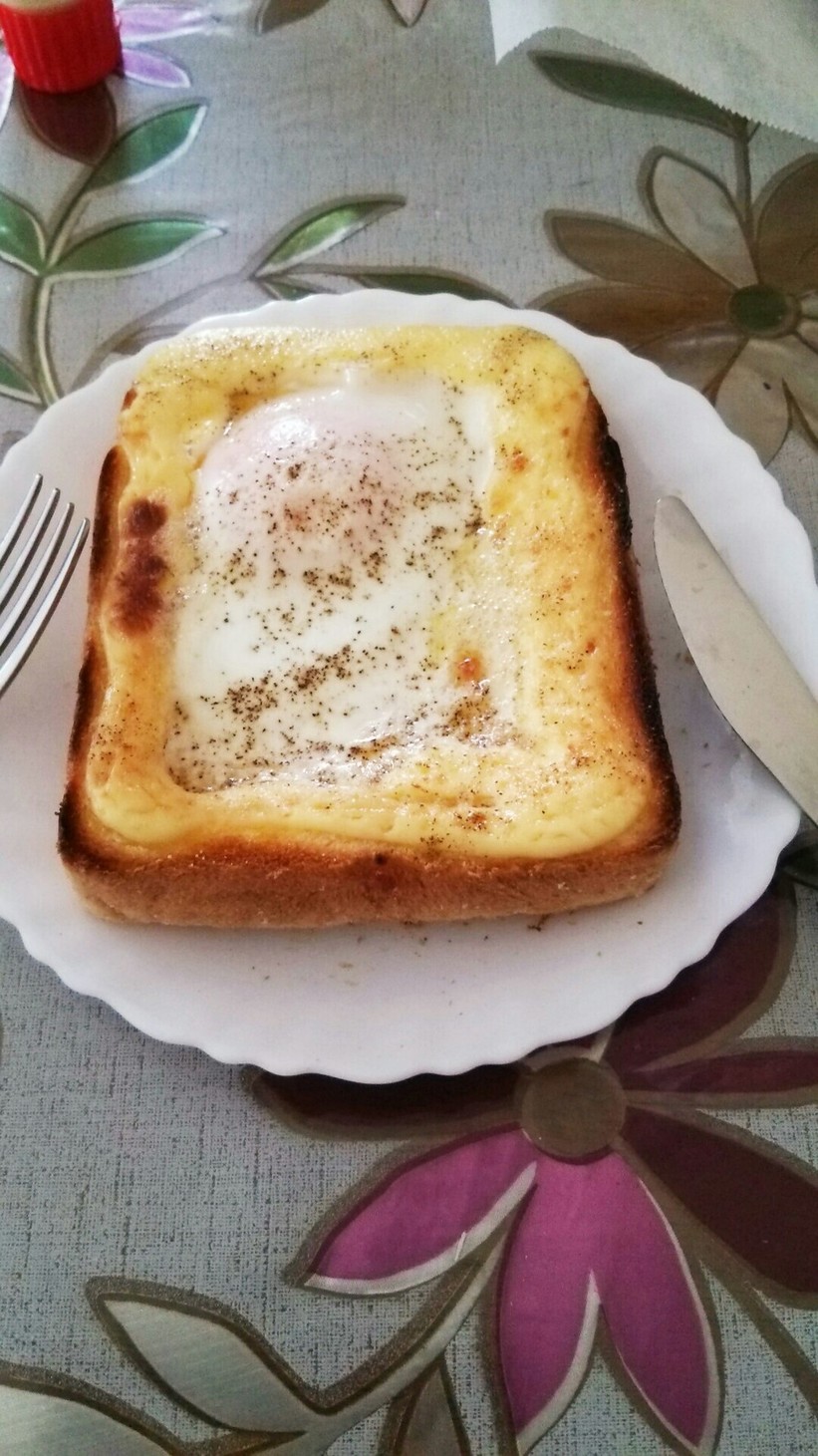 簡単！美味しい♪卵トーストの画像