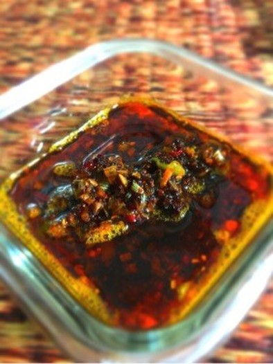 誰でも作れる自家製食べる石垣島ラー油の写真