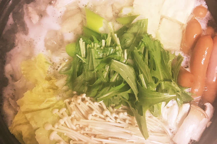 圧力鍋でトロトロ 手羽元水炊き レシピ 作り方 By Unanana43 クックパッド