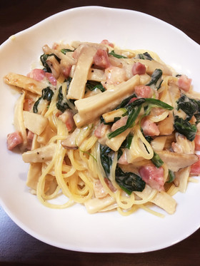 生クリームなし♪クリームパスタ