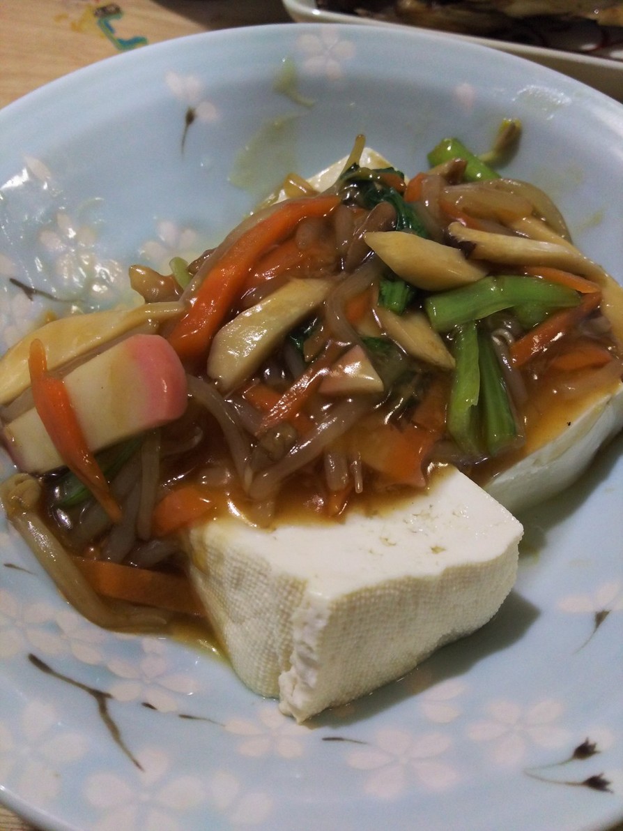 時短　湯豆腐の和風ソースの画像