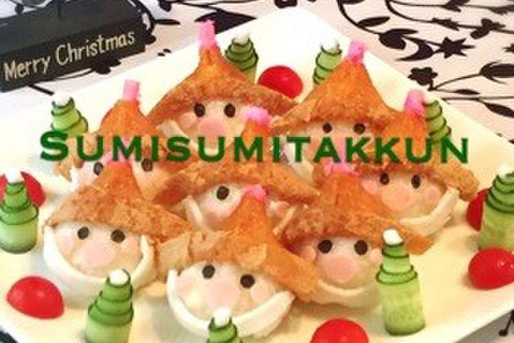 クリスマス 可愛いお稲荷サンタ レシピ 作り方 By スミスミたっくん クックパッド 簡単おいしいみんなのレシピが357万品