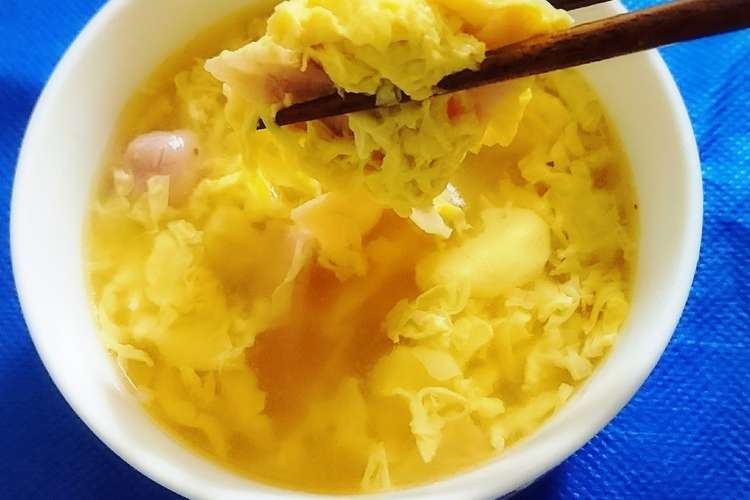 簡単 すぐできる 卵inコンソメスープ レシピ 作り方 By ゆず ななみ クックパッド