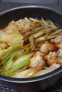 鶏ごぼう鍋