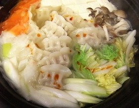 味覇(ウェイパー)で水餃子鍋